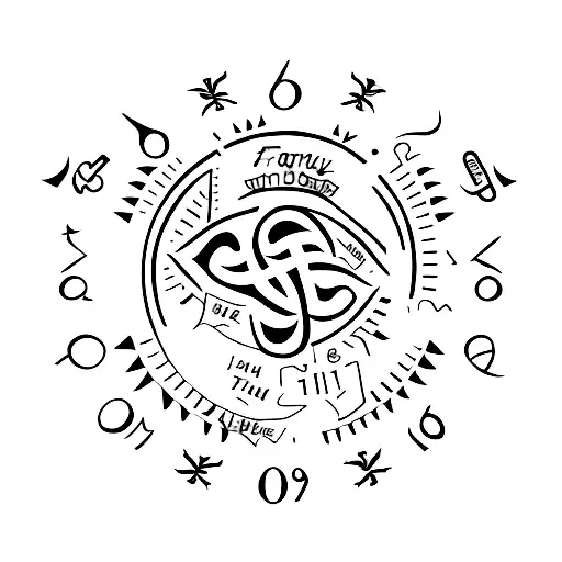 family tattoo with dates in roman numbers. MARCH 16, 1979. March 4 2003. June 27 2016 tattoo design idea
