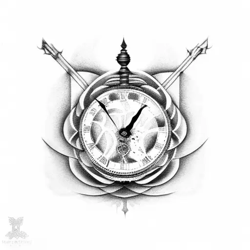 Memento Mori, Hourglass tattoo design idea