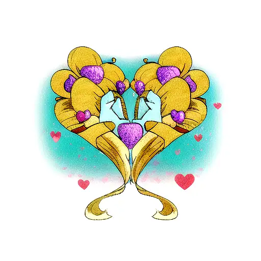 Ecuación del amor tattoo design idea