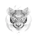 Panther tattoo design idea