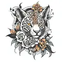 separation anxiety  tattoo design idea