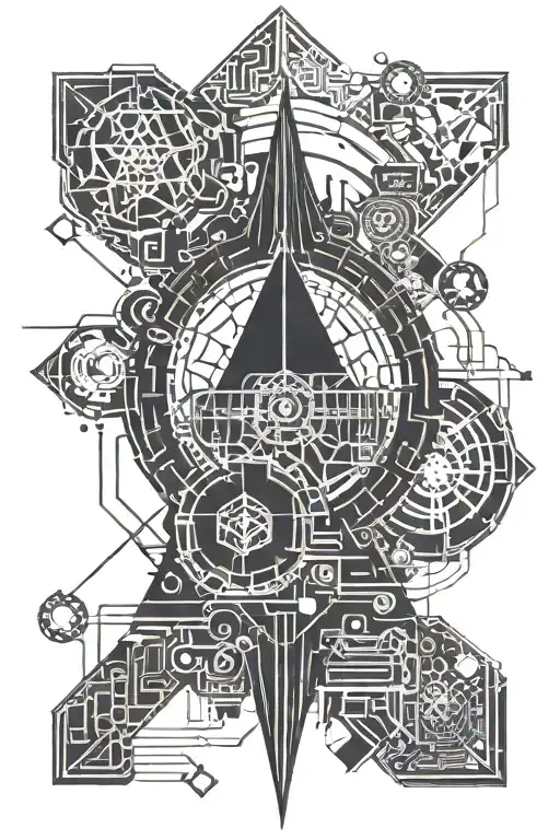 dark tower tattoo design idea