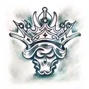 King's Crown tattoo design idea