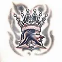 King's Crown tattoo design idea