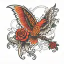 word: SWAG tattoo design idea