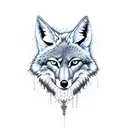 Coyote tattoo design idea