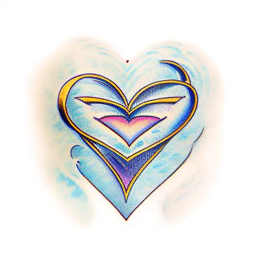 text lettering cursive "we only get one heart to fill" tattoo design idea