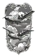 C130 tattoo design idea