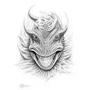 Dino tattoo design idea