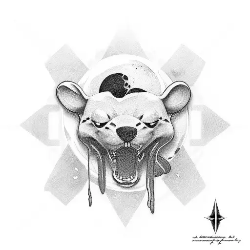 Pluto tattoo design idea