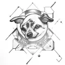 Pluto tattoo design idea