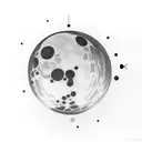 Pluto tattoo design idea