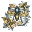 Jar of flies  tattoo design idea