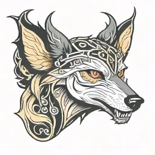 SEaman wolf tattoo design idea
