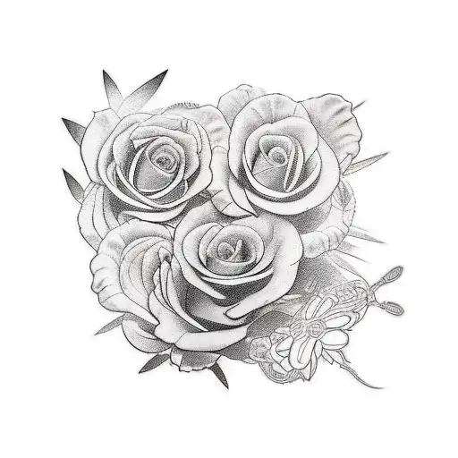 A cuckold watching his partner's transformation tattoo design idea