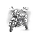 sport motorcyle rider tatto for arm  tattoo design idea