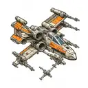 starwars x wing tattoo design idea