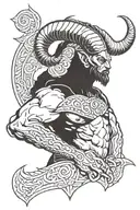Aries god of war  tattoo design idea