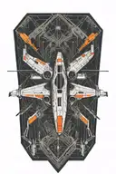 starwars x wing tattoo design idea