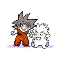 Goku y milk tattoo design idea