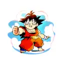 Goku y milk tattoo design idea