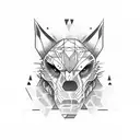 lobo tattoo design idea