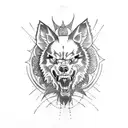 lobo tattoo design idea