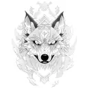 lobo tattoo design idea