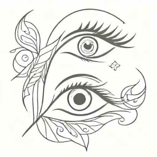 intuition eye tattoo design idea