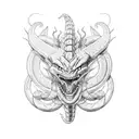 shenron tattoo design idea