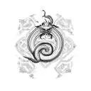 shenron tattoo design idea