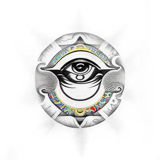 Eye of Horus tattoo design idea