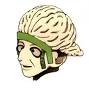 Brain tattoo design idea