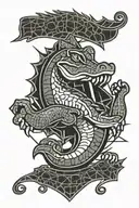 Florida gators logo tattoo design idea