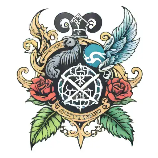 Scotland, England, New Zealand tattoo design idea