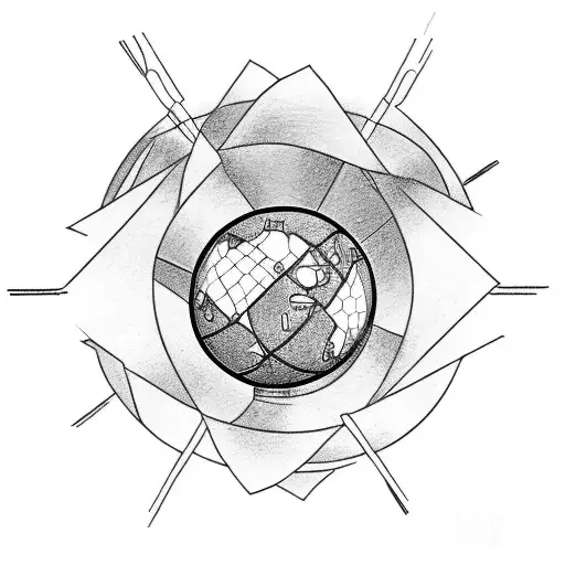 Atlas titan holding the earth tattoo design idea