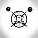 space ninja tattoo design idea