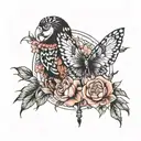 Anita Nermina Adelina Asmir Ermin tattoo design idea