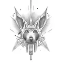 Xoloitzcuintli  tattoo design idea