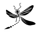 Dragonfly tattoo design idea