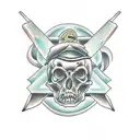 handshake tattoo design idea