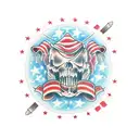 handshake tattoo design idea