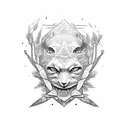 handshake tattoo design idea