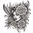 Hope and Ambition tattoo design idea