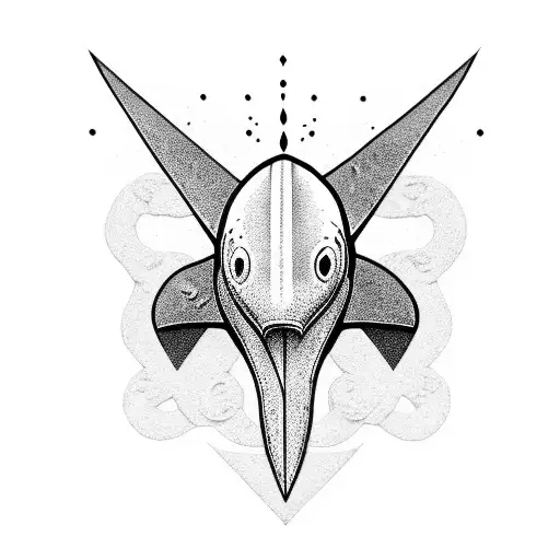 hammer shark tattoo design idea