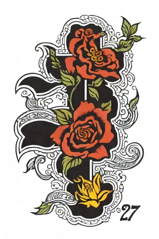 psalms 27:1 tattoo design idea