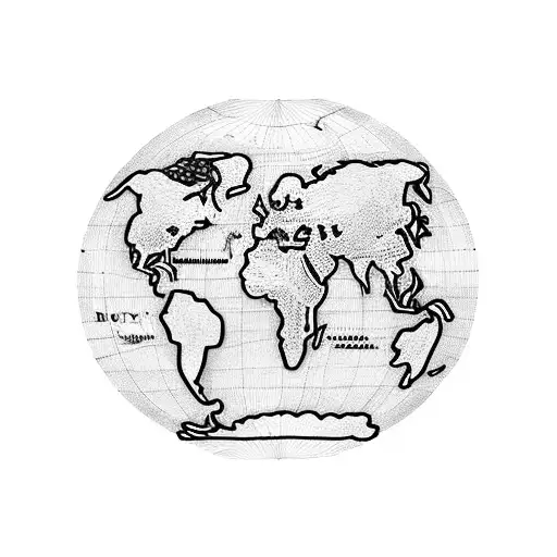 A world map composed of intricate book spines, signifying the endless exploration of both physical and intellectual realms tattoo design idea