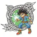 kai hiwatari beyblade phonix tattoo design idea