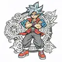 kai hiwatari beyblade tattoo design idea