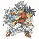 kai hiwatari beyblade tattoo design idea